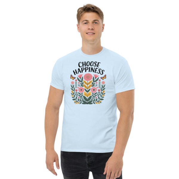 Choose Happiness Floral Design Unisex classic tee - Image 8