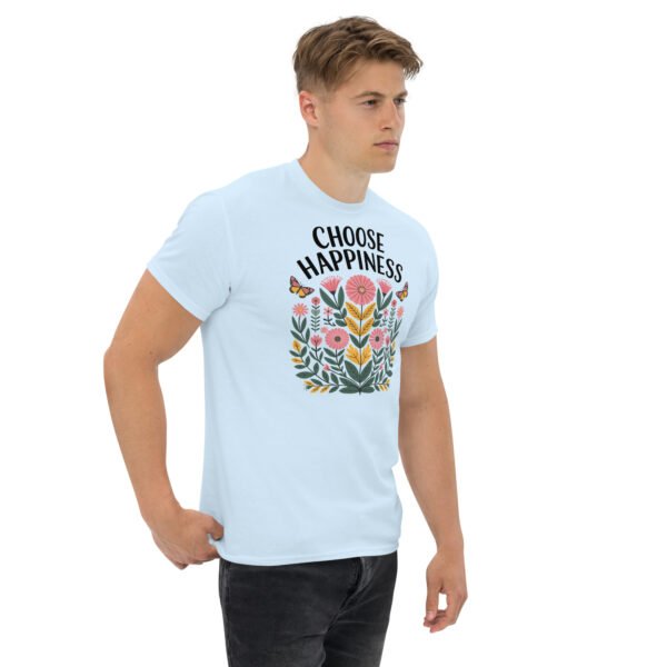 Choose Happiness Floral Design Unisex classic tee - Image 13