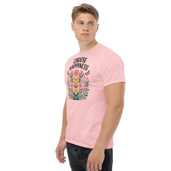 Choose Happiness Floral Design Unisex classic tee - Image 5