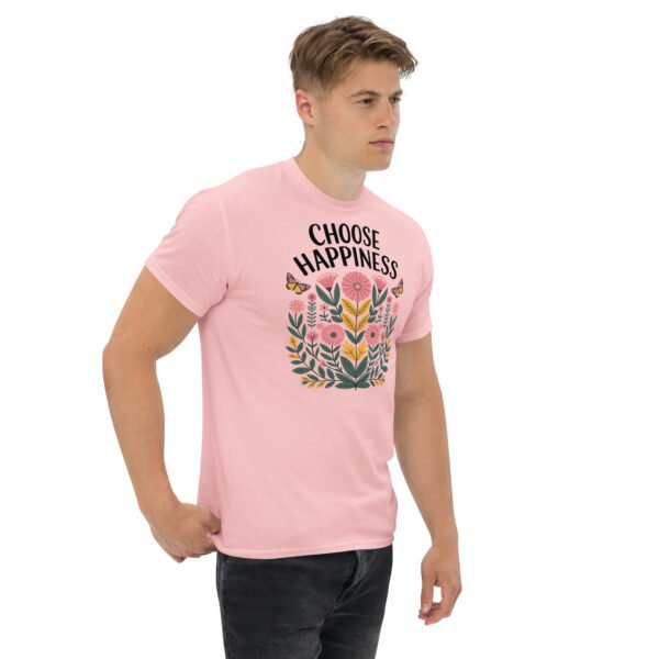 Choose Happiness Floral Design Unisex classic tee - Image 7