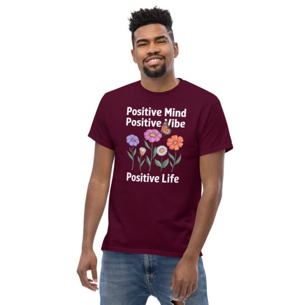 Positive Mind, Positive Vibe, Positive Life Unisex classic tee - Image 3