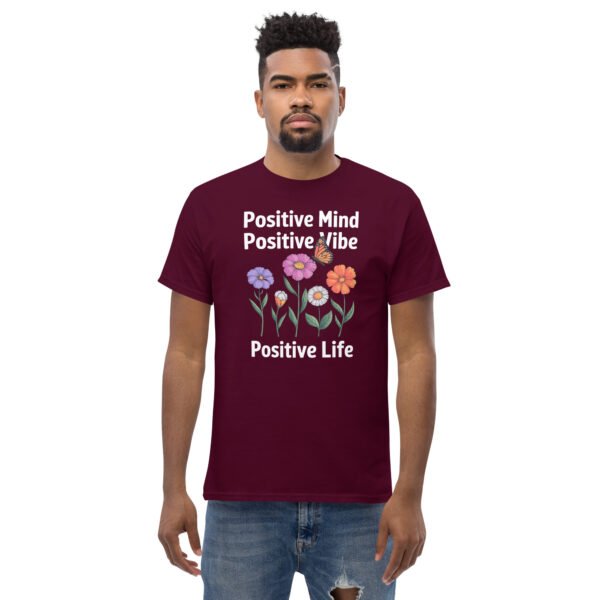 Positive Mind, Positive Vibe, Positive Life Unisex classic tee - Image 2