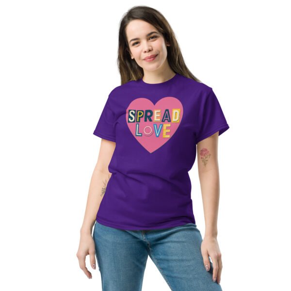 Spread Love Heart Design Unisex classic tee - Image 10