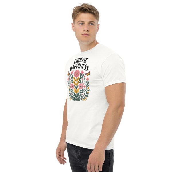 Choose Happiness Floral Design Unisex classic tee - Image 22