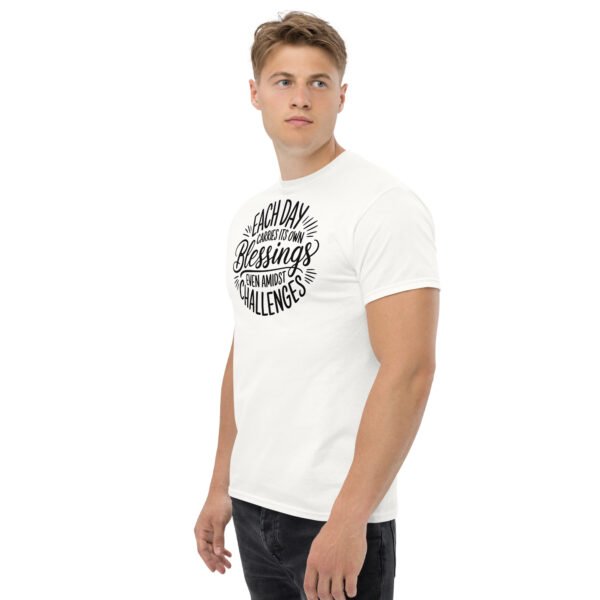 Each Day Carries Its Own Blessings Unisex classic tee - Image 22