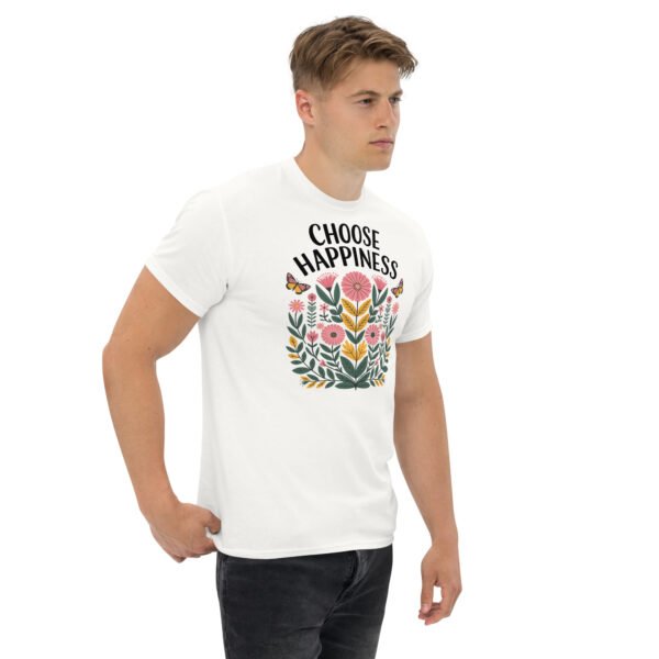 Choose Happiness Floral Design Unisex classic tee - Image 24