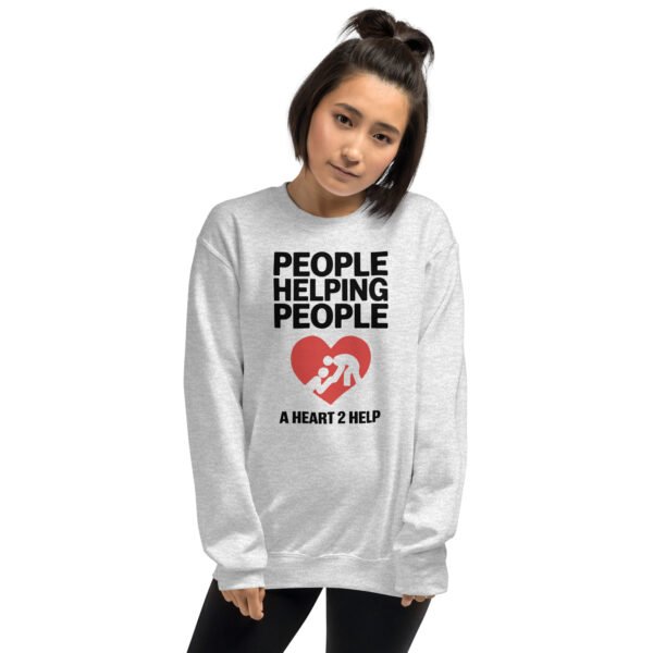 People Helping People - A Heart 2 Help Unisex Sweatshirt - Image 14