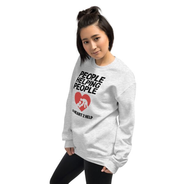 People Helping People - A Heart 2 Help Unisex Sweatshirt - Image 17