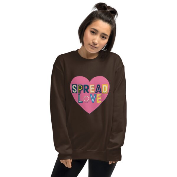 Spread Love Heart Design Unisex Sweatshirt - Image 13