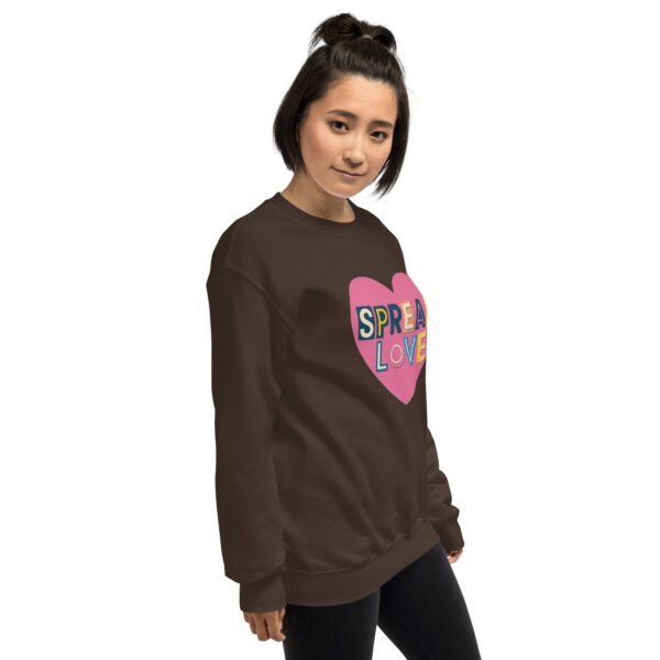 Spread Love Heart Design Unisex Sweatshirt - Image 18