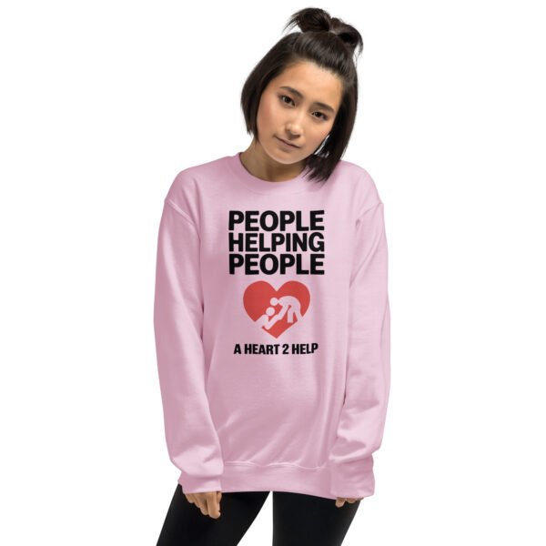 People Helping People - A Heart 2 Help Unisex Sweatshirt - Image 8
