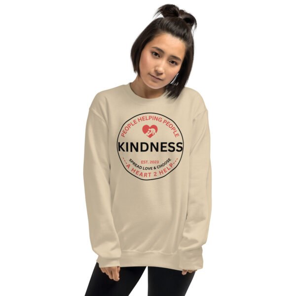 People Helping People - A Heart 2 Help Unisex Sweatshirt - Image 2
