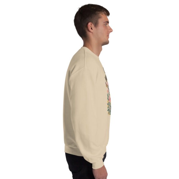 Choose Happiness Floral Design Unisex Sweatshirt - Image 5
