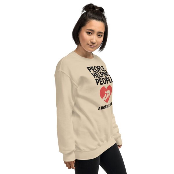 People Helping People - A Heart 2 Help Unisex Sweatshirt - Image 7