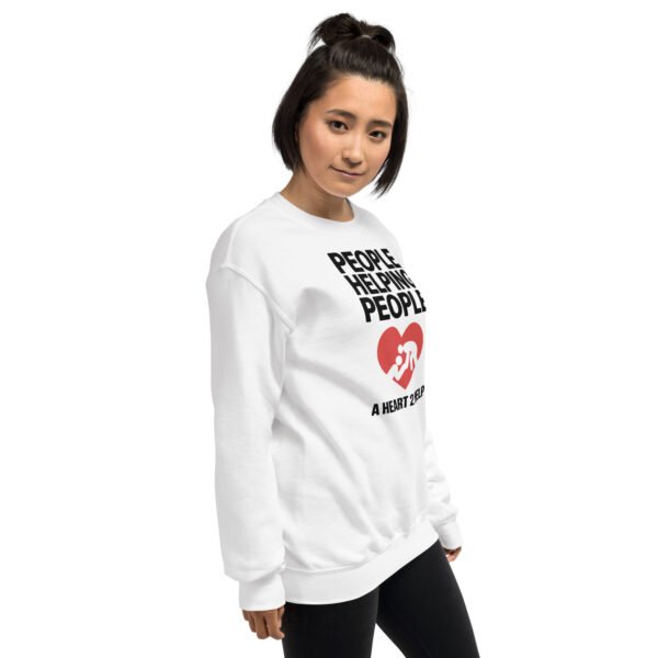 People Helping People - A Heart 2 Help Unisex Sweatshirt - Image 24