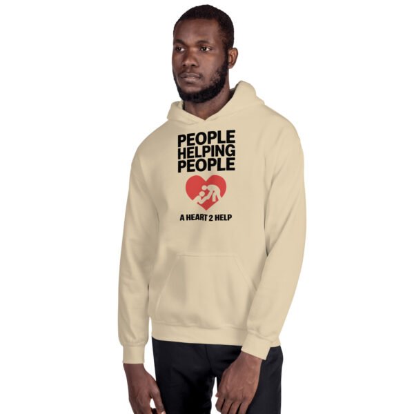 People Helping People - A Heart 2 Help Unisex Hoodie - Image 2