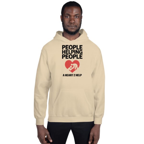 People Helping People - A Heart 2 Help Unisex Hoodie - Image 3