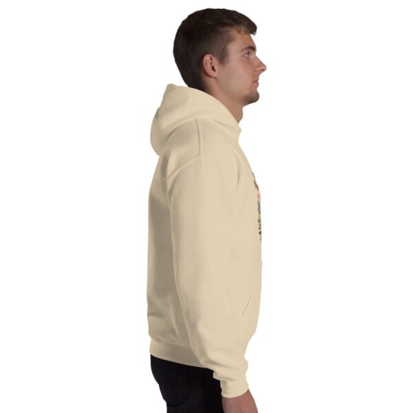 Choose Happiness Floral Design Unisex Hoodie - Image 6