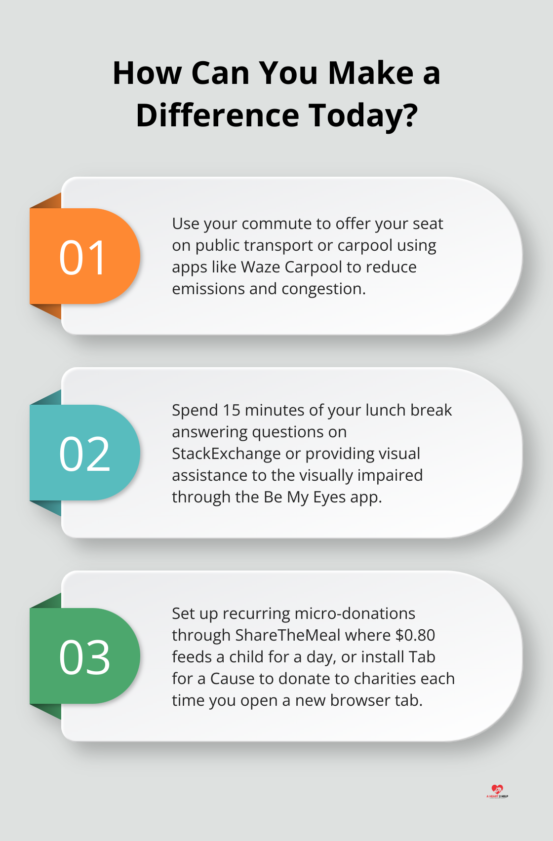 Infographic: How Can You Make a Difference Today? - flexible kindness