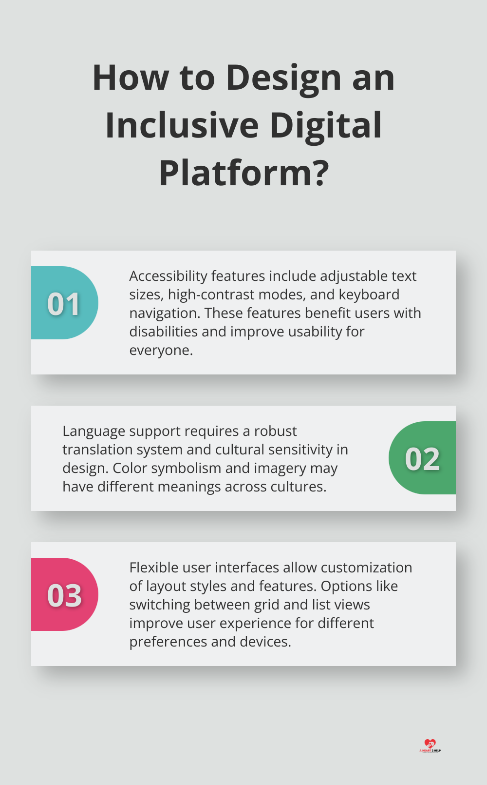 Infographic: How to Design an Inclusive Digital Platform? - inclusive platforms