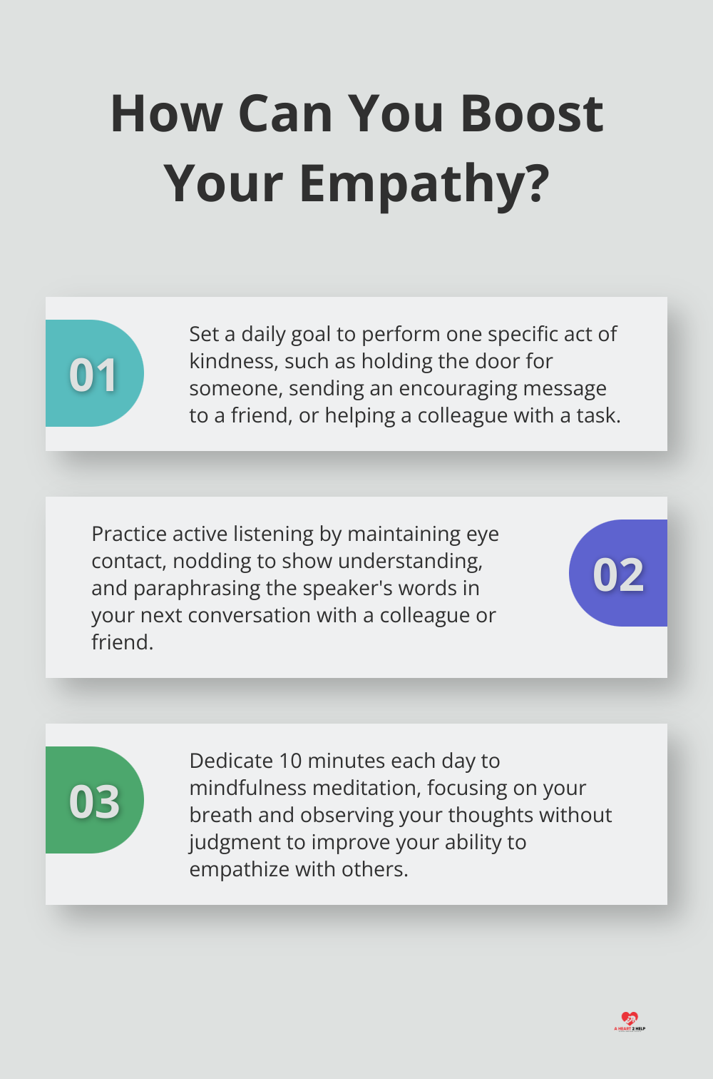 Infographic: How Can You Boost Your Empathy? - kindness and empathy